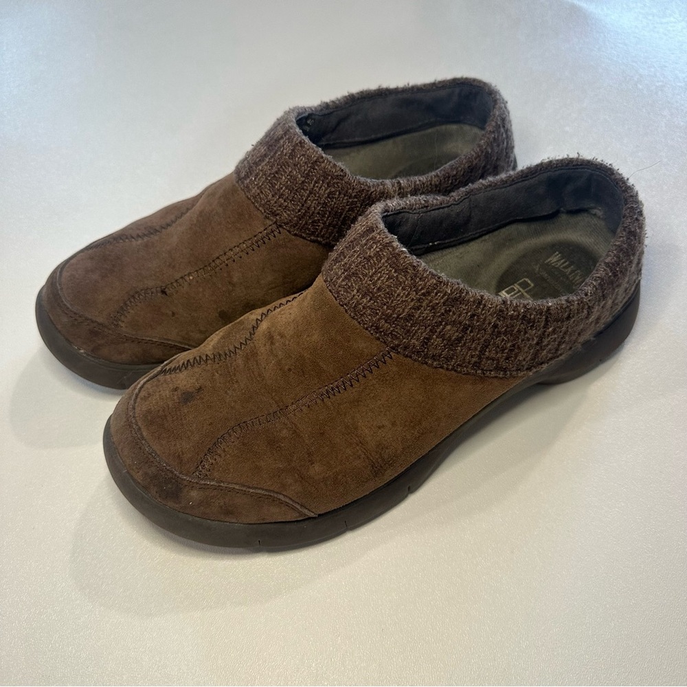 Dansko Leather Eartha Clogs Women’s Size 40 (10) Walking Comfort Slip On Shoes